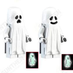 Ghost Expression Building Blocks With Luminous Effect Assembling Building Blocks Toys Ghost Expression Building Blocks With Luminous Effect Assembling Building Blocks Toys