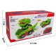 HG-788 Electric Deformation Dinosaur Chariot Deformed Dinosaur Racing Car Children's Puzzle Toys with Light Sound