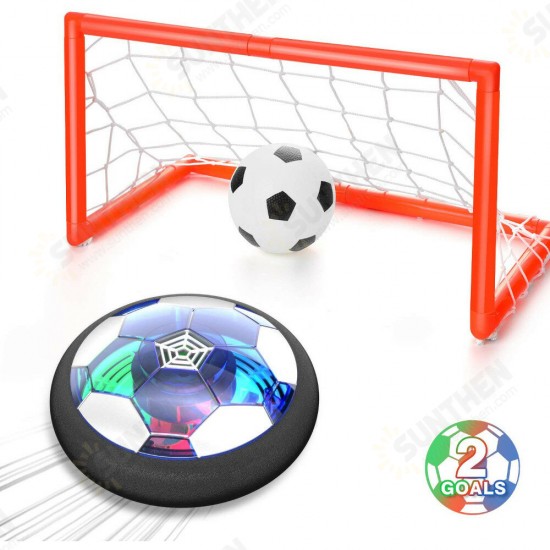 Hover Soccer Ball Set Rechargeable Air Soccer Indoor Outdoor Sports Ball Game for Boy Girl Best Gift Kids Game Toys