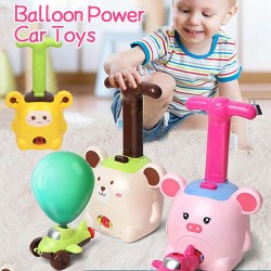 Inertia Balloon Launcher & Powered Car Toy Set Toys Game Gift For Kid Experiment Inertia Balloon Launcher & Powered Car Toy Set Toys Game Gift For Kid Experiment