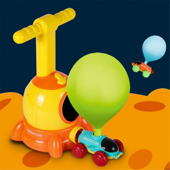 Inertial Power Balloon Car Intellectual Development Learning Education Science Experiment Toy for Kids Gift