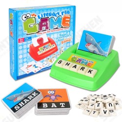Kids Letters Alphabet Game English Learning Cards Toys Children's Figure Spelling Game Platter Puzzle Spell Words Early Learning Toys Kids Letters Alphabet Game English Learning Cards Toys Children's Figure Spelling Game Platter Puzzle Spell Words Early Learning Toys