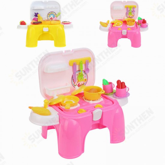 Kitchen Cooking Pizza Toy Set Preschool Toys Pretend Playset Suit Children Gift