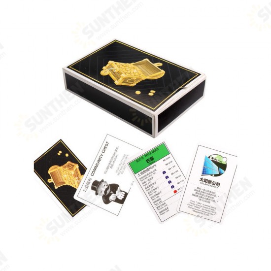 Large Luxury Childrens Estate Credit Card Machine Tycoon Classic Board Game Toy