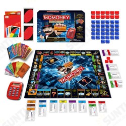 Large Luxury Childrens Estate Credit Card Machine Tycoon Classic Board Game Toy Large Luxury Childrens Estate Credit Card Machine Tycoon Classic Board Game Toy