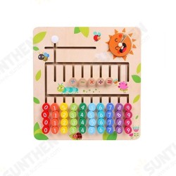 Math Toys Wooden Digitals Alphabet Learning Arithmetic Maze Matching Board Brain Development Toys for Children Math Toys Wooden Digitals Alphabet Learning Arithmetic Maze Matching Board Brain Development Toys for Children