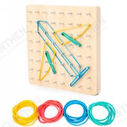 Montessori Traditional Teaching Geometry Puzzle Pattern Educational School Home Game Toy for Kids Gift Montessori Traditional Teaching Geometry Puzzle Pattern Educational School Home Game Toy for Kids Gift