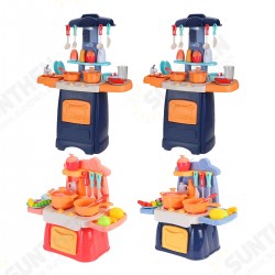 Multi-style Simulation Spray Water Mini Kitchen Cooking Pretend Play House Puzzle Educational Toy Set with Sound Light Effect for Kids Gift Multi-style Simulation Spray Water Mini Kitchen Cooking Pretend Play House Puzzle Educational Toy Set with Sound Light Effect for Kids Gift