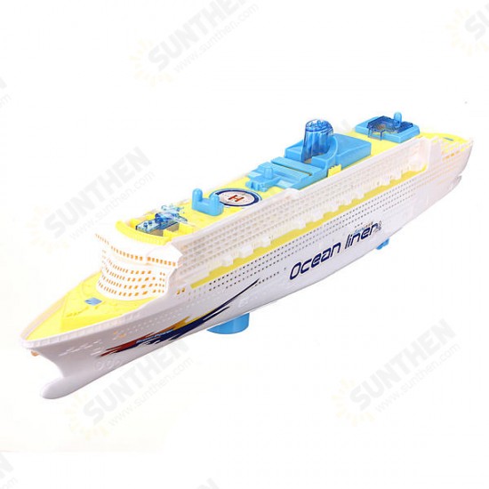 Ocean Liner Cruise Ship Boat Electric Toys Flash LED Lights Sounds Kids Christmas Gift Ocean Liner Cruise Ship Boat Electric Toys Flash LED Lights Sounds Kids Christmas Gift