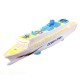 Ocean Liner Cruise Ship Boat Electric Toys Flash LED Lights Sounds Kids Christmas Gift