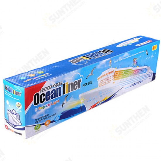Ocean Liner Cruise Ship Boat Electric Toys Flash LED Lights Sounds Kids Christmas Gift Ocean Liner Cruise Ship Boat Electric Toys Flash LED Lights Sounds Kids Christmas Gift