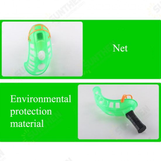 Plastic Green Toss & Catch Racket Game Toy Parent-child Activities For Kids Outdoor Sports Toys