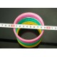 Plastic Rainbow Circle Folding Coil Colorful Spring Children Funny Classic Toy Development Toys Gift