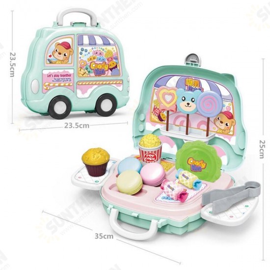 Pretend Play Set Kids Dream Suitcase Educational Role Play Boys Girls Blocks Toys Set