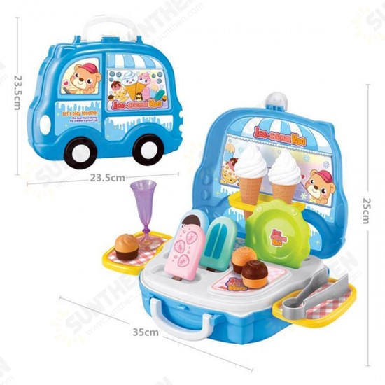 Pretend Play Set Kids Dream Suitcase Educational Role Play Boys Girls Blocks Toys Set