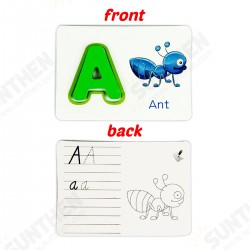Puzzle Alphabet Spelling English Letters Animal Cards Educational Learning Toy for Kids Gift Puzzle Alphabet Spelling English Letters Animal Cards Educational Learning Toy for Kids Gift