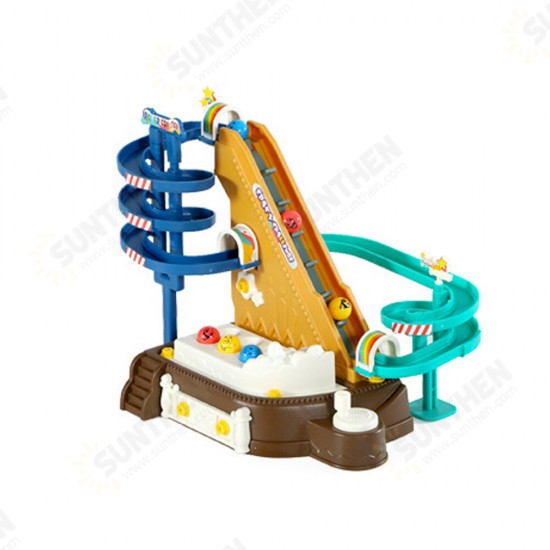 Simulation DIY Hand-make Screw Nut Assembly Roller Coasters Puzzle Early Educational Toy Set for Kids Gift