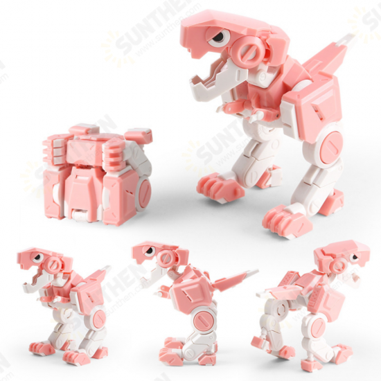 Simulation Dinosaur Toys Deformation Blocks Children's Educational Interactive Deformation Toys