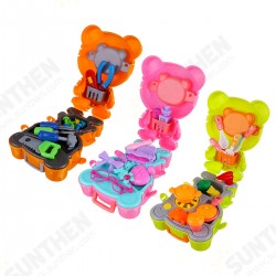 Simulation Kids Kitchen Cooking Tools Doctor's Makeup Playing Education Pretend Toy Set with Carrying Backpack Simulation Kids Kitchen Cooking Tools Doctor's Makeup Playing Education Pretend Toy Set with Carrying Backpack