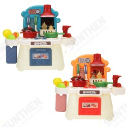 Simulation Kitchen Cooking Pretend Playing House Early Education Toy Set with Light and Sound Effect for Kids Gift Simulation Kitchen Cooking Pretend Playing House Early Education Toy Set with Light and Sound Effect for Kids Gift