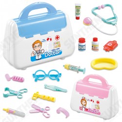 Simulation Pretend Doctor Nurse Role Play Education Toy Set with Carrying Box for Kids Gift Simulation Pretend Doctor Nurse Role Play Education Toy Set with Carrying Box for Kids Gift