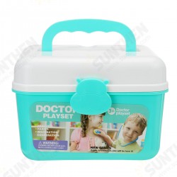 Simulation Sound And Light Stethoscope Medical Kit Play House Toy Set With Doctor Uniform Early Education for Kids Toys Simulation Sound And Light Stethoscope Medical Kit Play House Toy Set With Doctor Uniform Early Education for Kids Toys