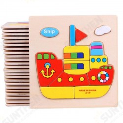 Umu Wooden 3D Jigsaw Puzzle Toy Kids Children Cartoon Animal Puzzle Gift Intelligence Toys Umu Wooden 3D Jigsaw Puzzle Toy Kids Children Cartoon Animal Puzzle Gift Intelligence Toys