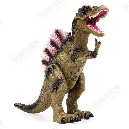 Walking Dinosaur Spinosaurus Light Up Kids Toys Figure Sounds Real Movement LED