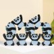 Wood Balancing Stacked Stones Rainbow Monkey/Bear/Panda Hercules Puppet Building Block Montessori Toys for Kids Gift