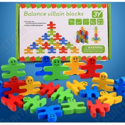 Wooden Creative Cartoon Balance Building Blocks Children's Educational Wooden Blocks Toys Kindergarten Teaching Aids Wooden Creative Cartoon Balance Building Blocks Children's Educational Wooden Blocks Toys Kindergarten Teaching Aids