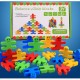 Wooden Creative Cartoon Balance Building Blocks Children's Educational Wooden Blocks Toys Kindergarten Teaching Aids