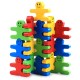 Wooden Creative Cartoon Balance Building Blocks Children's Educational Wooden Blocks Toys Kindergarten Teaching Aids