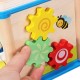 Wooden Multi-functional Wisdom Aroind Treasure Box with Beads Parent-child Educational Learning Toy for Kids Gift