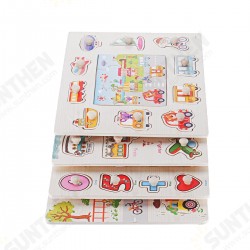 Wooden Multi-style Math Jigsaw Puzzle Blocks Board Intelligence Developing Early Education Toy for Kids Gift Wooden Multi-style Math Jigsaw Puzzle Blocks Board Intelligence Developing Early Education Toy for Kids Gift