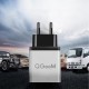 QG-CH04 27W 3 USB Travel Wall Charger Adapter QC3.0 Fast Charging For iPhone XS 11Pro Huawei P30 P40 Pro MI10 Note 9S S20+ Note 20