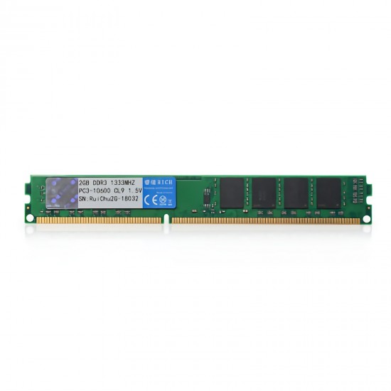 2G DDR3 RAM PC3-10600U 1333MHz Universal For PC Computer Desktop PC