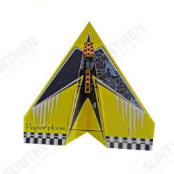 1024mm Wingspan PP RC Airplne Paper Plane KIT for Beginners Yellow/Red 1024mm Wingspan PP RC Airplne Paper Plane KIT for Beginners Yellow/Red