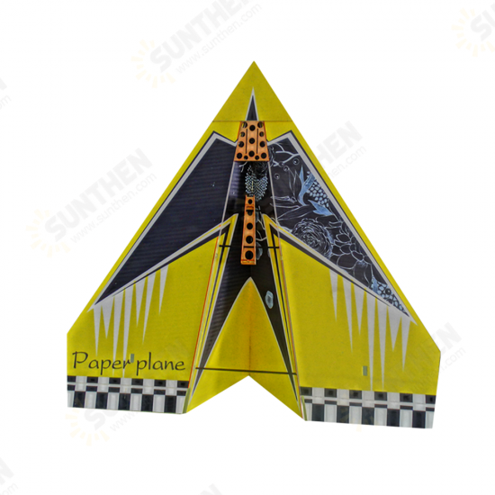 1024mm Wingspan PP RC Airplne Paper Plane KIT for Beginners Yellow/Red