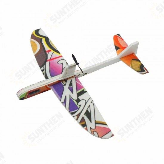 290mm Wingspan PP Material Electric Capacitor Hand Throwing Free-flying Glider DIY Airplane Model