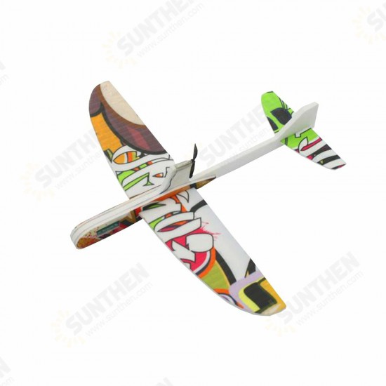 290mm Wingspan PP Material Electric Capacitor Hand Throwing Free-flying Glider DIY Airplane Model