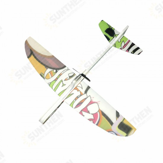 290mm Wingspan PP Material Electric Capacitor Hand Throwing Free-flying Glider DIY Airplane Model