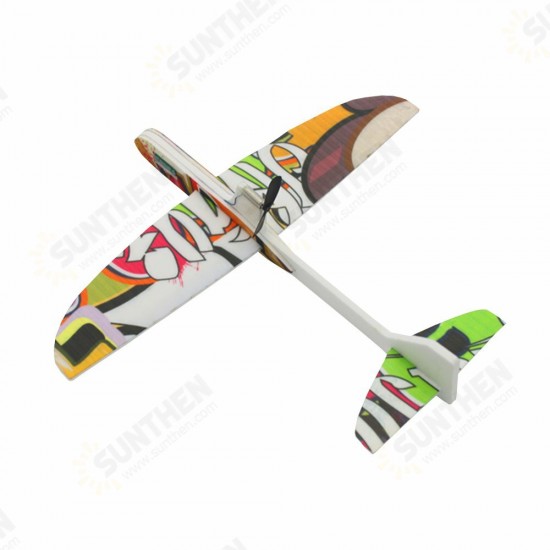 290mm Wingspan PP Material Electric Capacitor Hand Throwing Free-flying Glider DIY Airplane Model