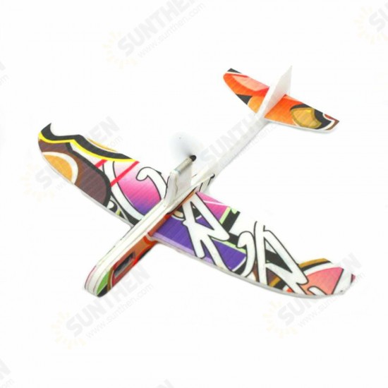 290mm Wingspan PP Material Electric Capacitor Hand Throwing Free-flying Glider DIY Airplane Model