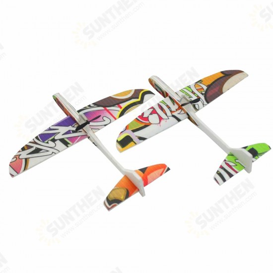 290mm Wingspan PP Material Electric Capacitor Hand Throwing Free-flying Glider DIY Airplane Model