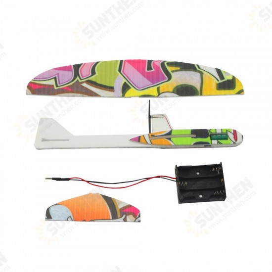 290mm Wingspan PP Material Electric Capacitor Hand Throwing Free-flying Glider DIY Airplane Model