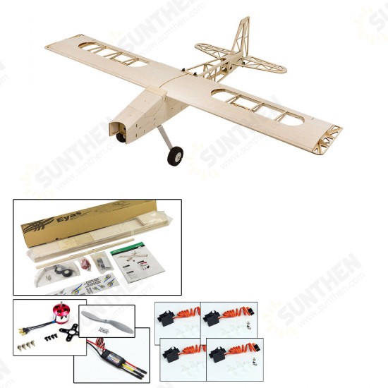 DW T12 Balsawood 1200mm Wingspan Light Wood Electronic RC Airplane KIT/PNP DW T12 Balsawood 1200mm Wingspan Light Wood Electronic RC Airplane KIT/PNP