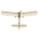 Cute Girl 1150mm Wingspan Balsa Wood Laser Cut Old Timer Trainer Slow Flying Glider RC Airplane