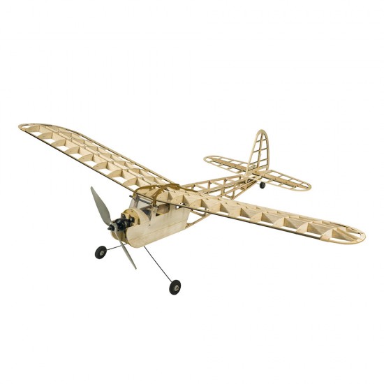 Cute Girl 1150mm Wingspan Balsa Wood Laser Cut Old Timer Trainer Slow Flying Glider RC Airplane