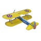 E25 Stearman PT-17 Kaydet 450mm Wingspan PP Material RC Airplane Flying Wing KIT Compatible S-FHSS/Flysky/Frsky D16/DSMX/DSM2