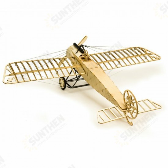 410mm Wingspan Balsa Wood Airplane Static Model Unassembled